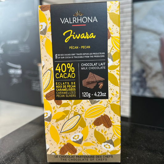 Tablette Chocolat JIVARA PECAN 40%